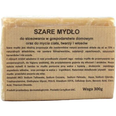 Carmen Szare Mydło 300G Do Mycia Ciała Włosów Carmen Szare Mydło 300G Do Mycia Ciała Włosów