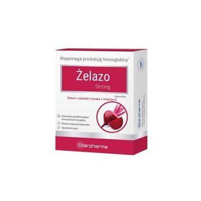Starpharma Żelazo Strong 30 k burak Starpharma Żelazo Strong 30 k burak