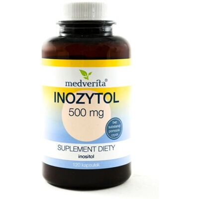 Medverita Inozytol 500 mg 120 kapsułek Medverita Inozytol 500 mg 120 kapsułek