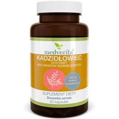 Medverita Kadzidłowiec Ekstrakt 65 % 60 k Medverita Kadzidłowiec Ekstrakt 65 % 60 k
