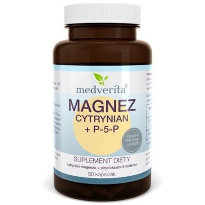 Medverita Magnez Cytrynian P 5 P 50 K Medverita Magnez Cytrynian P 5 P 50 K