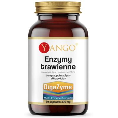 Yango Trawienne Enzymy - 60 Kapsułek - Enzymy Trawienne Yango Trawienne Enzymy - 60 Kapsułek - Enzymy Trawienne