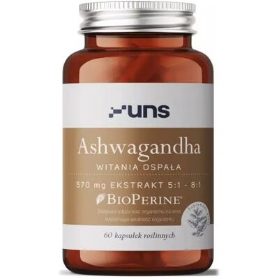 UNS Ashwagandha + Bioperyna 60 k UNS Ashwagandha + Bioperyna 60 k