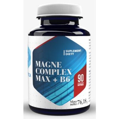 HEPATICA Magne Complex Max + B6 (90 kaps.) HEPATICA Magne Complex Max + B6 (90 kaps.)