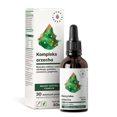 AURA HERBALS Kompleks orzecha - Walnut Natural Complex (50 ml) AURA HERBALS Kompleks orzecha - Walnut Natural Complex (50 ml)