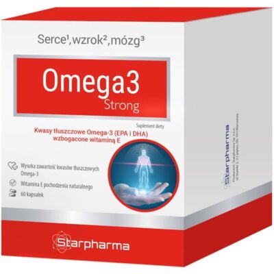 Starpharma Omega 3 Forte 60 k kwasy tłuszczowe Starpharma Omega 3 Forte 60 k kwasy tłuszczowe