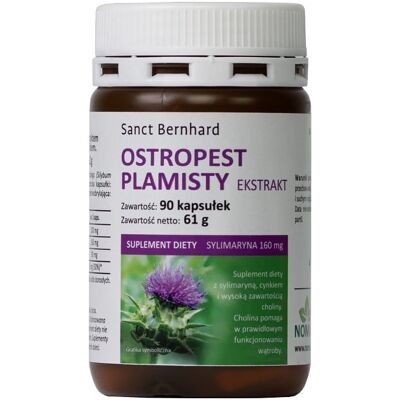 Kräuterhaus Sanct Bernhard Ostropest plamisty - Suplement diety Kräuterhaus Sanct Bernhard Ostropest plamisty - Suplement diety