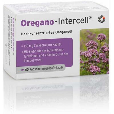 Intercell Pharma Oregano - 60 kapsułek - Suplement diety Intercell Pharma Oregano - 60 kapsułek - Suplement diety
