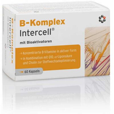 Intercell Pharma Kompleks witamin B 60 kapsułek - Suplement diety Intercell Pharma Kompleks witamin B 60 kapsułek - Suplement diety