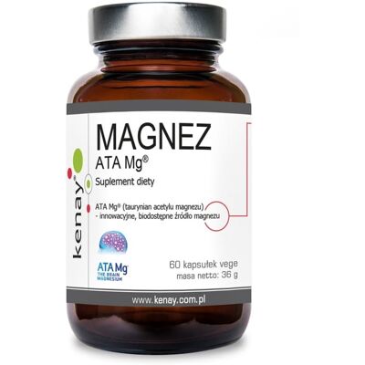Kenay Magnez Ata Mg - 60 Kapsułek - Suplementy diety Kenay Magnez Ata Mg - 60 Kapsułek - Suplementy diety