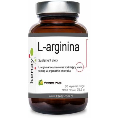 Kenay L-arginina - 60 Wegetariańskich Kapsułek - Suplement Diety Kenay L-arginina - 60 Wegetariańskich Kapsułek - Suplement Diety