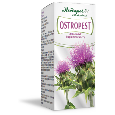 OSTROPEST 30 kapsułek HERBAPOL OSTROPEST 30 kapsułek HERBAPOL