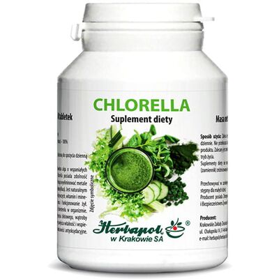 CHLORELLA 500 tabletek HERBAPOL CHLORELLA 500 tabletek HERBAPOL