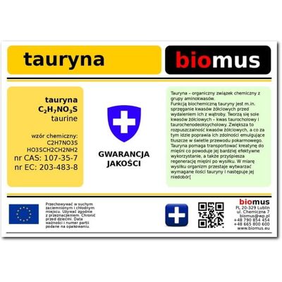 Tauryna 5kg BIOMUS Tauryna 5kg BIOMUS
