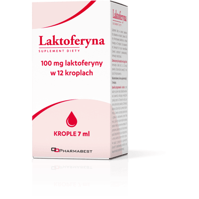 PHARMABEST Lactoferrin Krople - Wsparcie Układu Odpornościowego PHARMABEST Lactoferrin Krople - Wsparcie Układu Odpornościowego