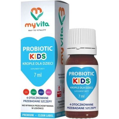 MyVita Probiotyki dla dzieci krople - Suplement diety MyVita Probiotyki dla dzieci krople - Suplement diety