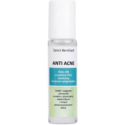 Kräuterhaus Sanct Bernhard Anti Acne - na pryszcze, wypryski i zaskórniki Roll-on (10 ml) Kräuterhaus Sanct Bernhard Anti Acne - na pryszcze, wypryski i zaskórniki Roll-on (10 ml)