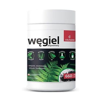 Colfarm Węgiel Aktywowany 660 porcji 100 g Colfarm Węgiel Aktywowany 660 porcji 100 g