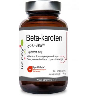 Kenay Beta Karoten Prowitamina Lyc-O-Beta - Suplement diety Kenay Beta Karoten Prowitamina Lyc-O-Beta - Suplement diety