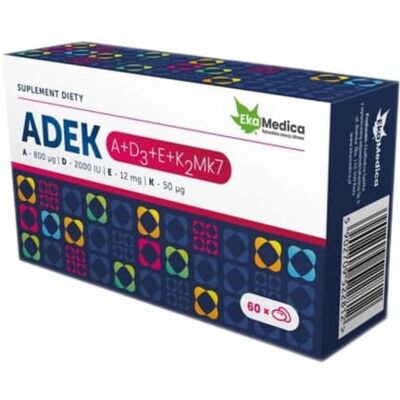 Ekamedica Witaminy ADEK 60 kap Ekamedica Witaminy ADEK 60 kap