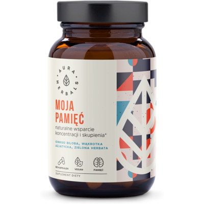 Moja Pamięć - Koncentracja i Skupienie (60 kaps.) Aura Herbals Moja Pamięć - Koncentracja i Skupienie (60 kaps.) Aura Herbals
