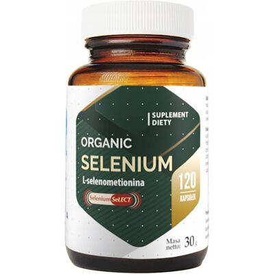 HEPATICA Organic Selenium - Selenium SeLECT 200 mcg (120 kaps.) HEPATICA Organic Selenium - Selenium SeLECT 200 mcg (120 kaps.)
