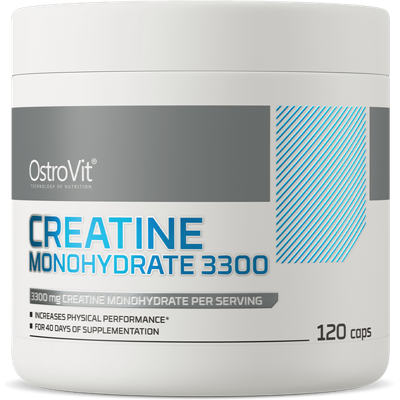 OSTROVIT Monohydrat Kreatyny 3300 mg (120 kaps.) OSTROVIT Monohydrat Kreatyny 3300 mg (120 kaps.)