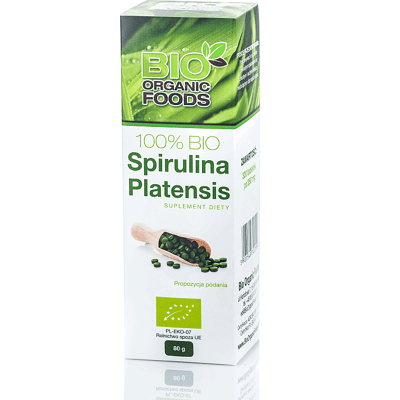 Bio Organic Foods Spirulina 250mg - Suplementy diety Bio Organic Foods Spirulina 250mg - Suplementy diety