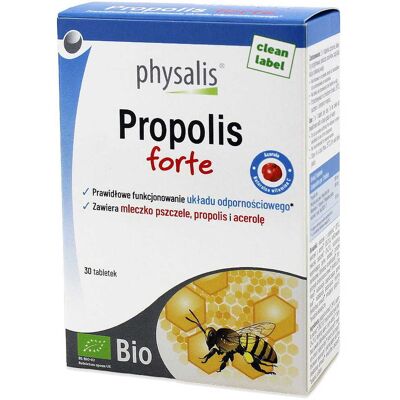 PROPOLIS FORTE BIO 30 TABLETEK - PHYSALIS PROPOLIS FORTE BIO 30 TABLETEK - PHYSALIS