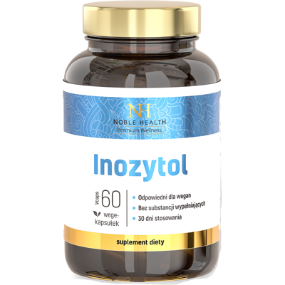 Noble Health Inozytol 60 kapsułek - Suplement diety Noble Health Inozytol 60 kapsułek - Suplement diety