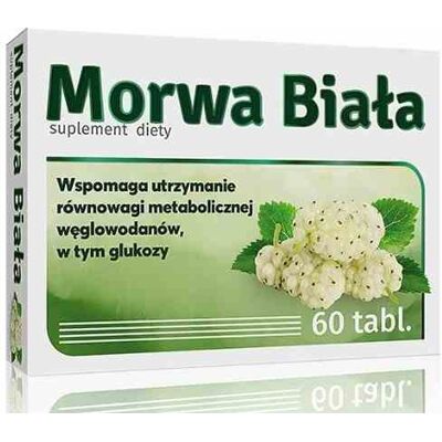 Alg Pharma Morwa biała 60 tabletek Alg Pharma Morwa biała 60 tabletek