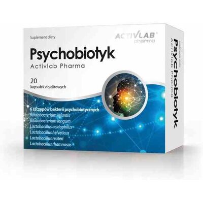 ActivLab Psychobiotyk 20 kapsułek ActivLab Psychobiotyk 20 kapsułek