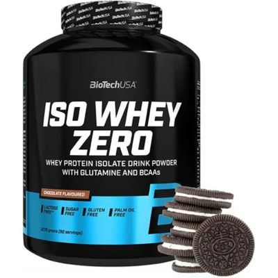 BioTech USA Iso Whey 2270g bez laktozy o smaku ciasteczkowym BioTech USA Iso Whey 2270g bez laktozy o smaku ciasteczkowym