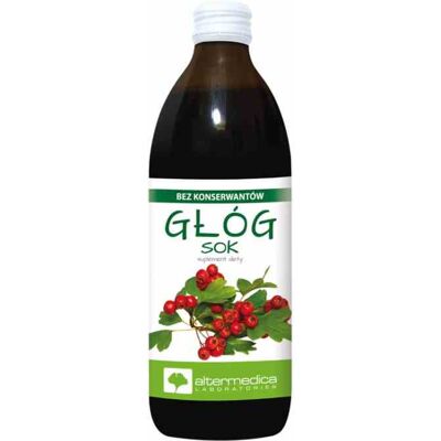 Alter Medica Sok z głogu 500ml Alter Medica Sok z głogu 500ml