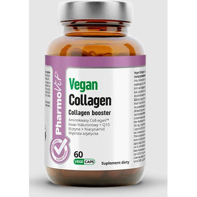 Pharmovit Weganski Booster Kolagenu - Wspiera skórę, włosy, paznokcie Pharmovit Weganski Booster Kolagenu - Wspiera skórę, włosy, paznokcie