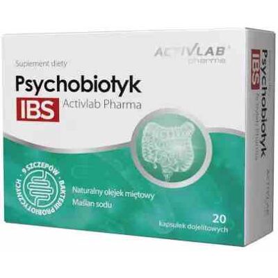 ActivLab Psychobiotyk IBS 20 kapsułek ActivLab Psychobiotyk IBS 20 kapsułek