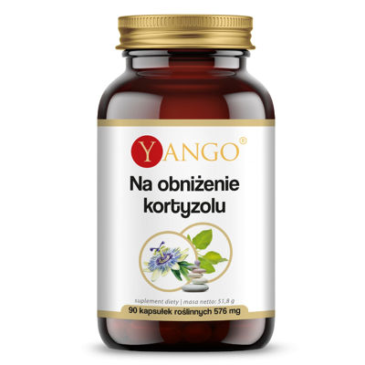 YANGO Na obniżenie kortyzolu (90 kaps.) YANGO Na obniżenie kortyzolu (90 kaps.)
