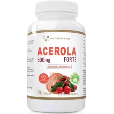 Progress Labs Acerola Forte do ssania 120 pastylek Progress Labs Acerola Forte do ssania 120 pastylek