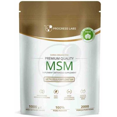 Progress Labs MSM Siarka Organiczna 1kg Progress Labs MSM Siarka Organiczna 1kg