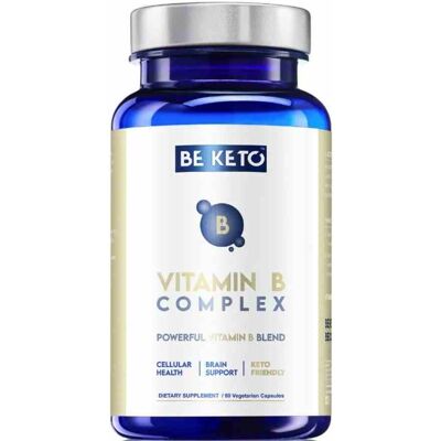 BeKeto Kompleks witamin B - Suplement 60 kapsułek BeKeto Kompleks witamin B - Suplement 60 kapsułek