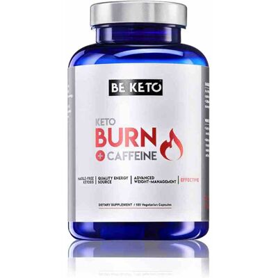 BeKeto Keto Burn - Spalacz tłuszczu z kofeiną - Suplement diety BeKeto Keto Burn - Spalacz tłuszczu z kofeiną - Suplement diety