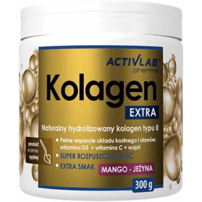 ActivLab Kolagen Mango-Jeżyna - 300g - Suplement diety z kolagenem ActivLab Kolagen Mango-Jeżyna - 300g - Suplement diety z kolagenem