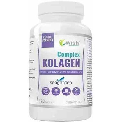 Wish Kolagen Morski - Peptyd z Ryby - 120 Kapsułek Wish Kolagen Morski - Peptyd z Ryby - 120 Kapsułek