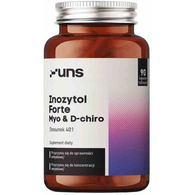 Biogo.pl - UNS Inozytol FORTE Myo & D-chiro - Kapsułki - Weganizm - Suplement Biogo.pl - UNS Inozytol FORTE Myo & D-chiro - Kapsułki - Weganizm - Suplement