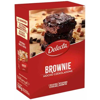 Dystrybutor: Biogo.pl Delecta Ciasto Brownie 550 g Dystrybutor: Biogo.pl Delecta Ciasto Brownie 550 g