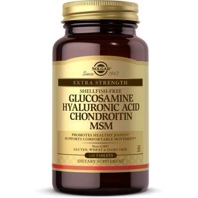 Solgar Glucosamine Hyaluronic Acid Chondroitin MSM - Suplement diety Solgar Glucosamine Hyaluronic Acid Chondroitin MSM - Suplement diety