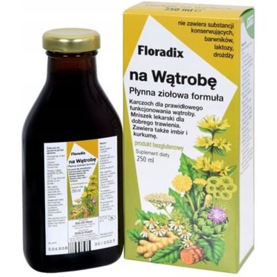 Zioło-Piast Floradix na Wątrobę 250 ml Zioło-Piast Floradix na Wątrobę 250 ml