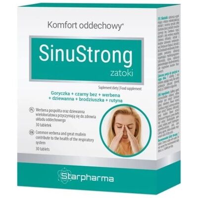 Starpharma SinuStrong Zatoki 30 tabletki Starpharma SinuStrong Zatoki 30 tabletki