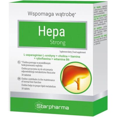 Starpharma HepaStrong 30 tabletki Starpharma HepaStrong 30 tabletki