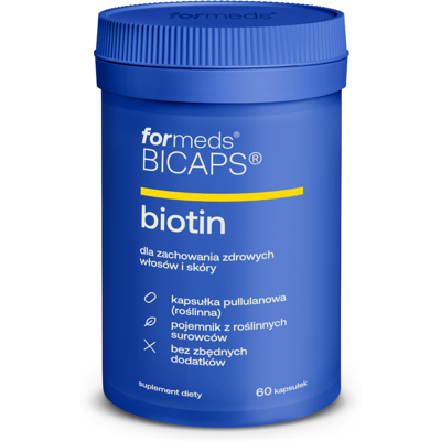 Bicaps Biotin bioTIN 2500μg - Włosy, Paznokcie & Skóra - Suplement diety Bicaps Biotin bioTIN 2500μg - Włosy, Paznokcie & Skóra - Suplement diety